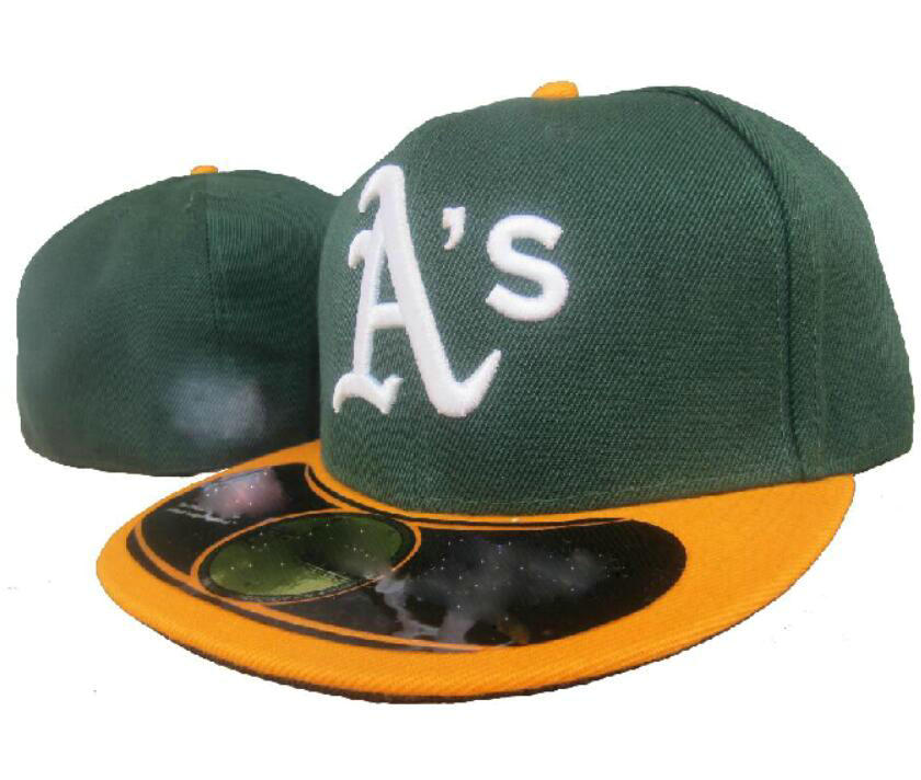 

2022 Oakland Men's Team Baseball Full Closed Cap Women Navy Blue Red AS KC B Letter Gorras Bones Men Women Casual Outdoor Sport Flat Fitted Hats a, 28