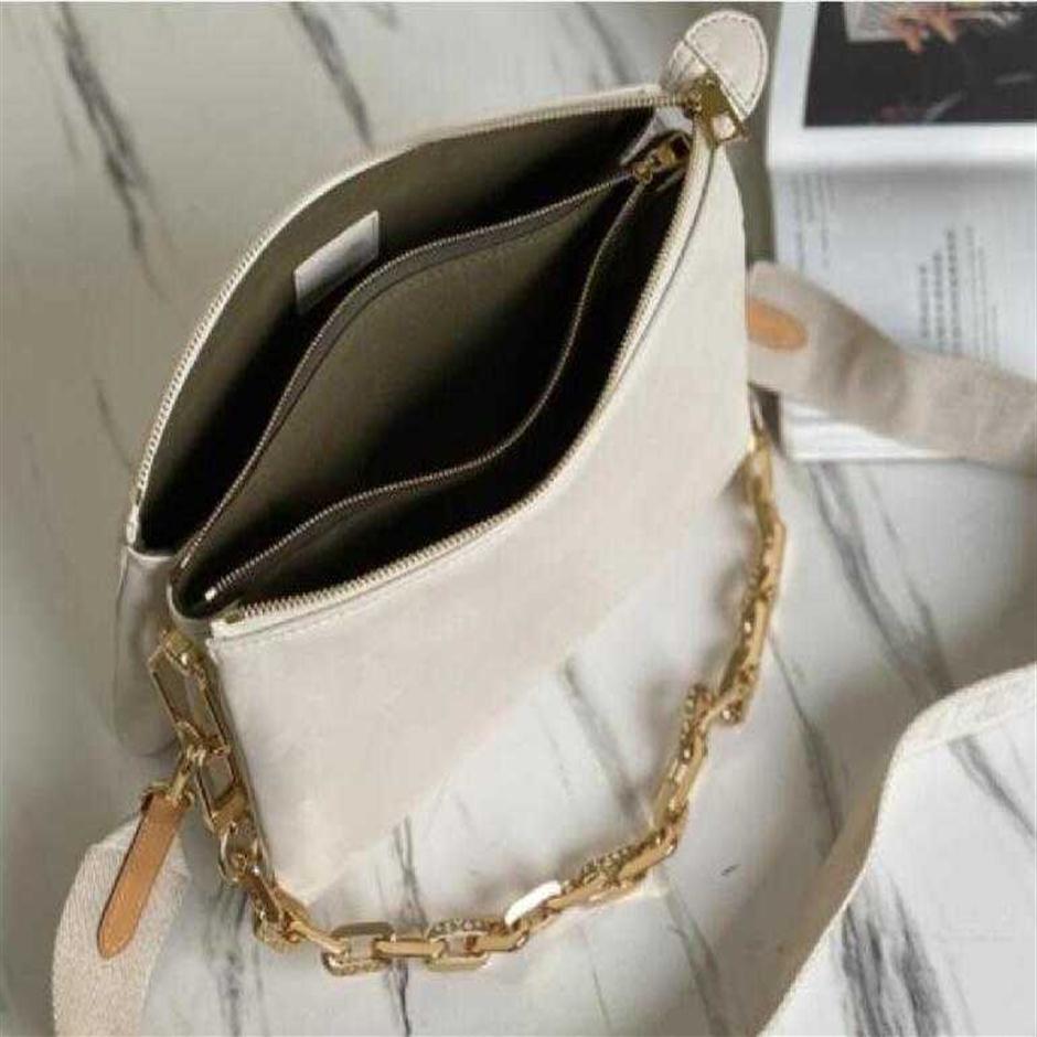 

Bag Spring Summer embossed puffy leather chain COUSSIN PM handbag fashion-forward shoulder cross-body strap top quality2505, Black