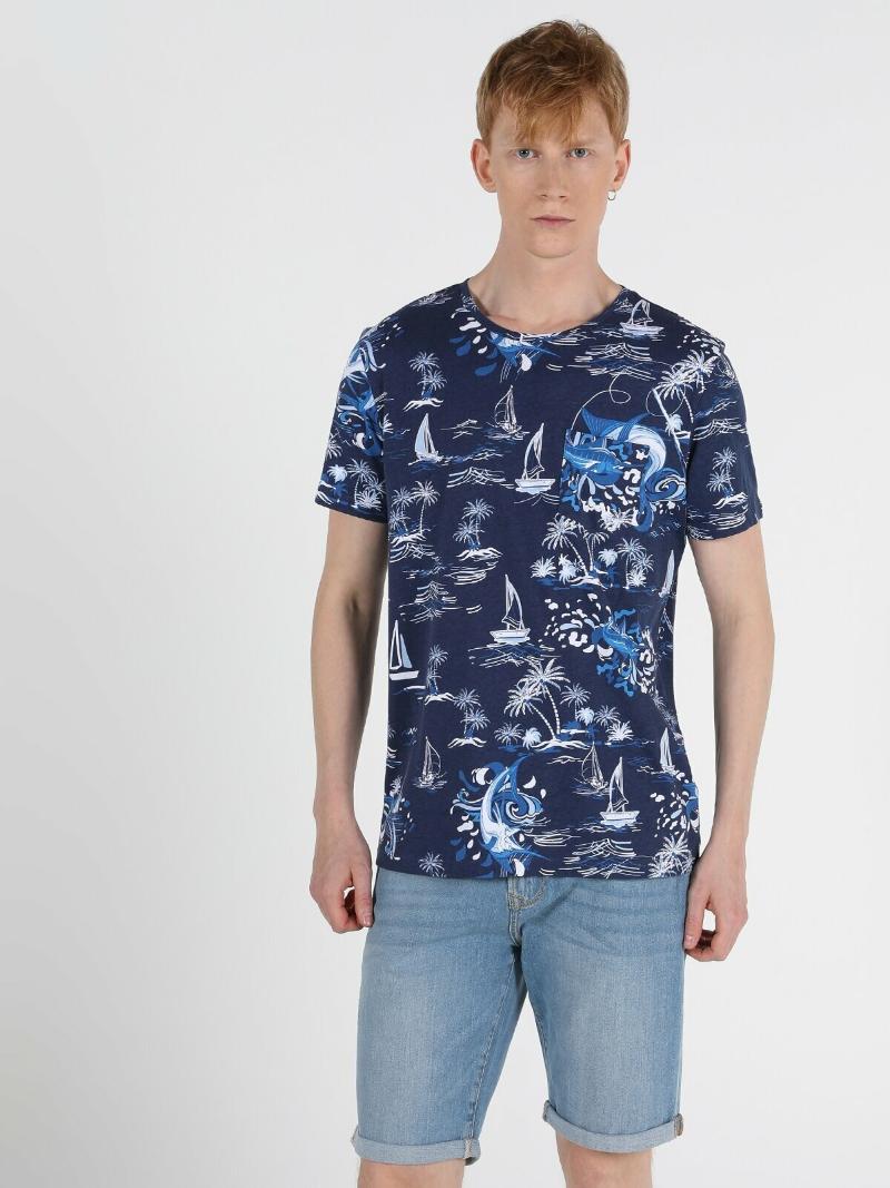 

Men' T-Shirts Short Sleeve Tshirt CL1049436, Navy