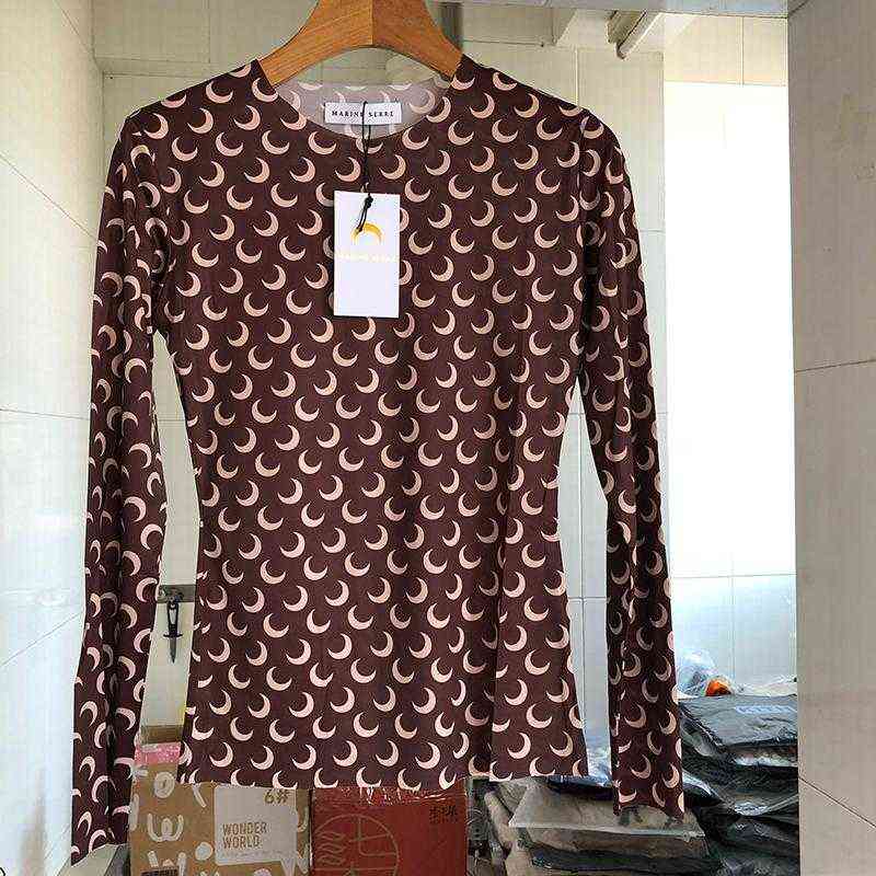 

Women' T-Shirt Bottoming T Shirt Women Loog Sleeve High Quality Sell Half Moon Tights Top Tees Girl