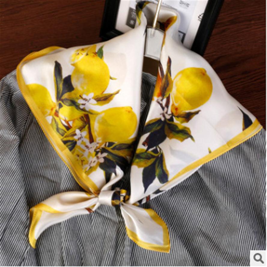 

High Quality Pure Silk Scarves For Women Luxury Designer Silk Scarfs and Shawls Wraps Hijabs Head Scarf Headband Multi Function Ne197L