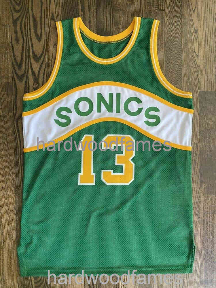 

Custom Cheap Stitched KENDALL GILL #13 Jersey Men Women Youth Basketball Jerseys XS-6XL Shirt, Green