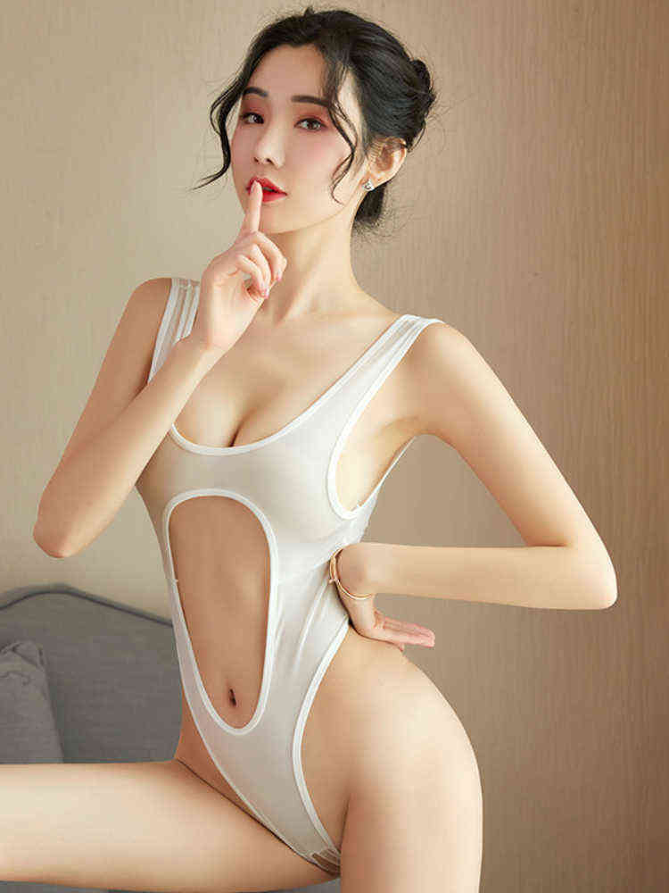 

NXY Sexy Set Girls Lingerie Passion Uniform Seduction Tease Ice Cut Out Perspective Lovely Sweet Slim Swimsuit 0211, Black