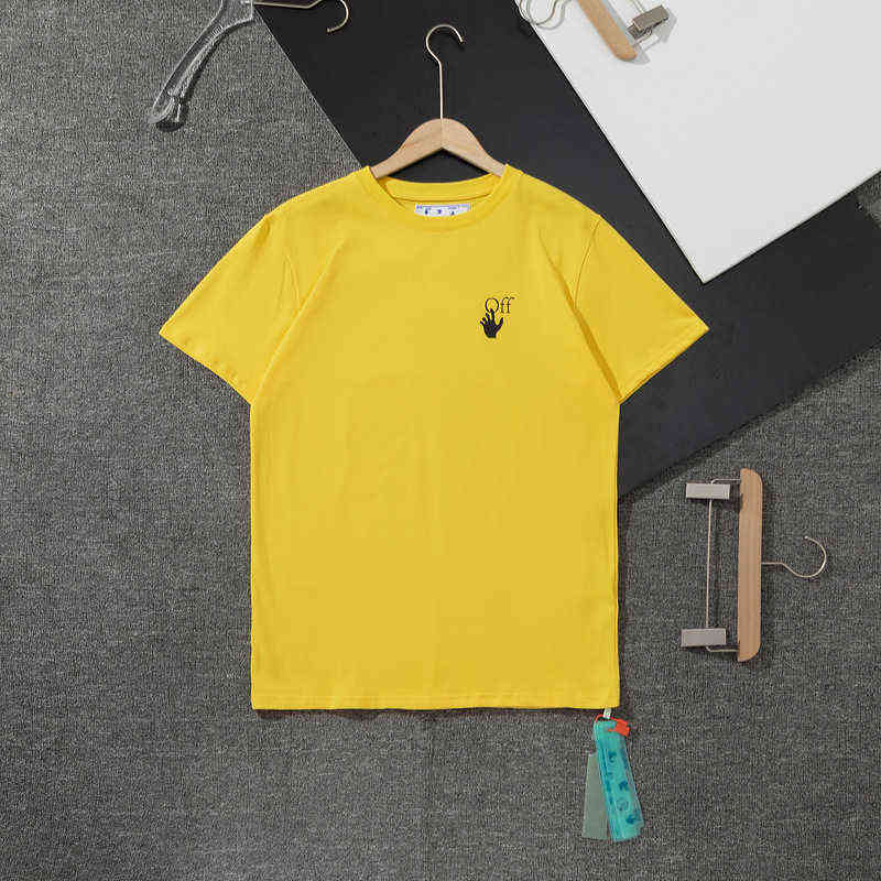 

Factory Direct Sales New Brand Short Sleeve Wholesale T-shirt Painting Graffiti Cross Arrow Pattern Casual Fashion Couple Wear, White