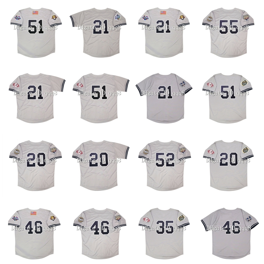 

Nik1 1999 Retro 21 Paul Jersey 52 CC Sabathia 51 Bernie Williams 20 Jorge Posada 35 Mike Mussina 46 Andy Pettitte 55 Hideki Matsui 2001, As pic