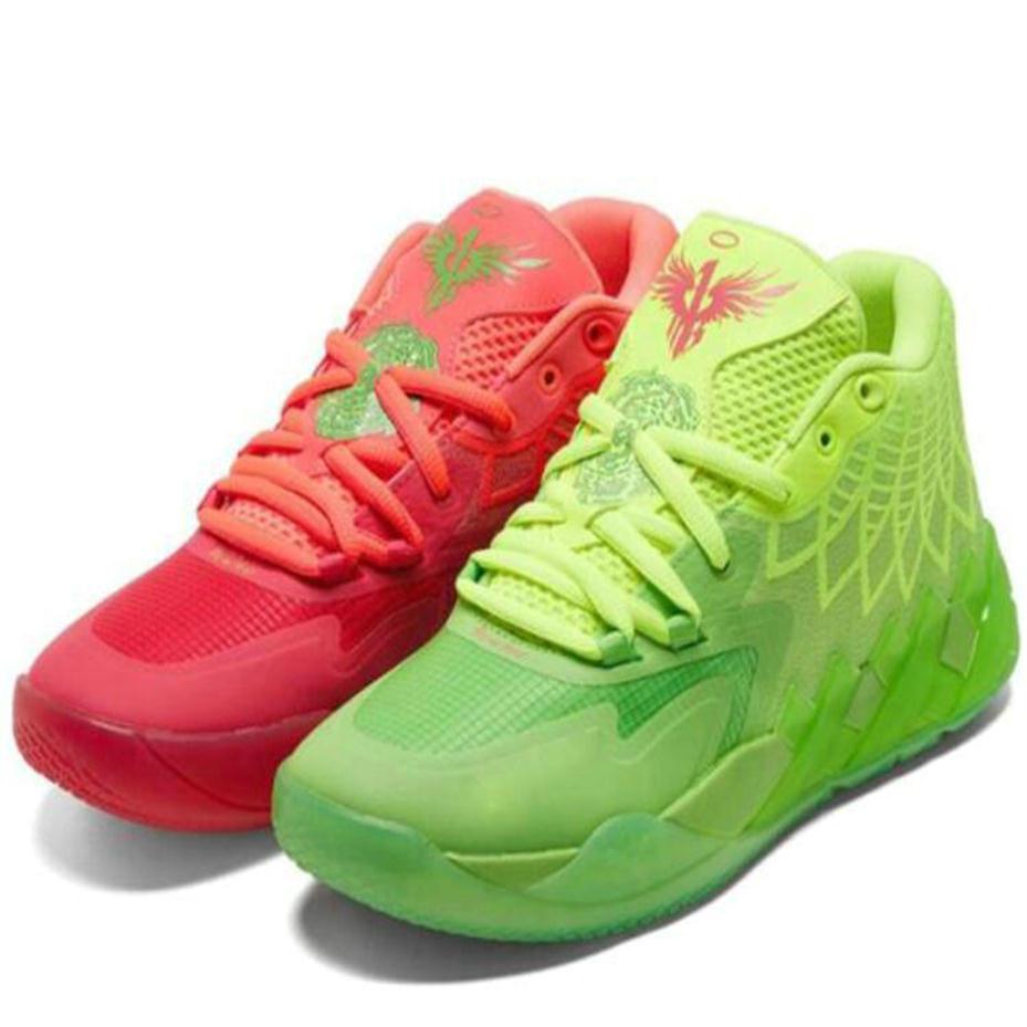 

Blue LaMelo Ball MB1 Rick and Morty Men Basketball Shoes 2022 High Quality Queen City Black Red Grey Sport Shoe Trainner Sneakers 318e