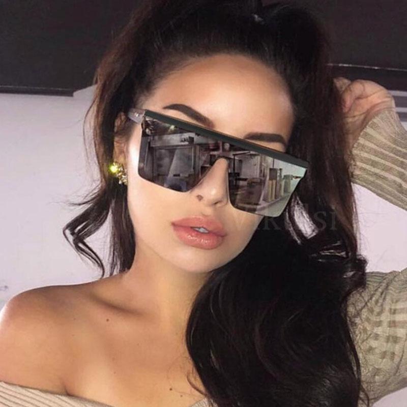 

Sunglasses Fashion Big Frame Square Women Vintage Brand Men Black Sun Glasses Classic Lady Gafas De Sol Mujer UV400 ShadesSunglasses