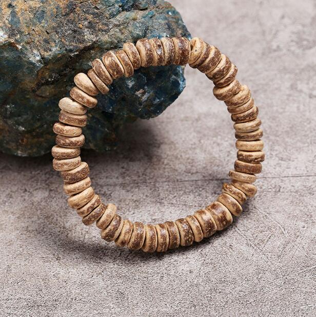 

Coconut Shell Bracelet DIY Elastic Beaded Strands hand string Men woman Fashion accessories