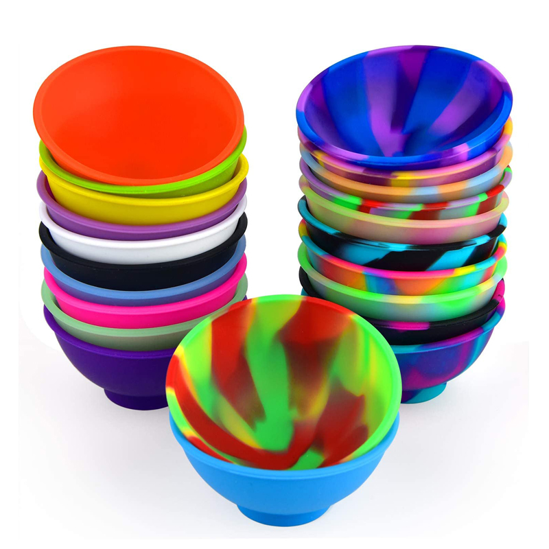 

50 Ml Mini Silicone Pinch Bowl Flexible Prep And Serve Bowls For Condiment Sauce Appetizer Snacks Candy Fruits MOQ 1 Piece, Assorted colors