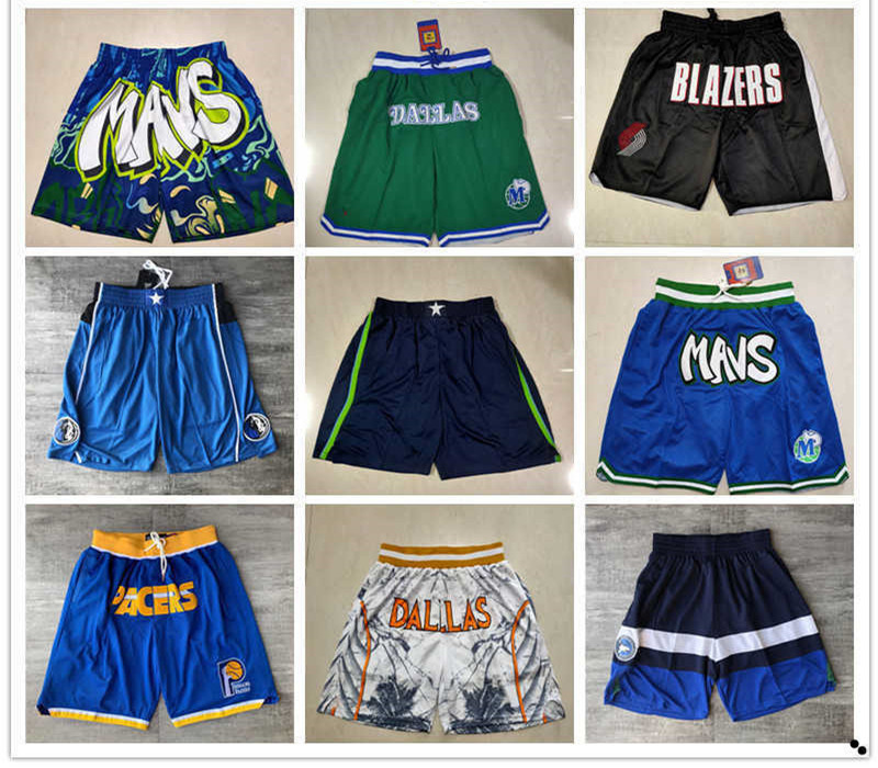 

Basketball Shorts Indiana''Pacers''men Dallas''Mavericks''men pocket, Color