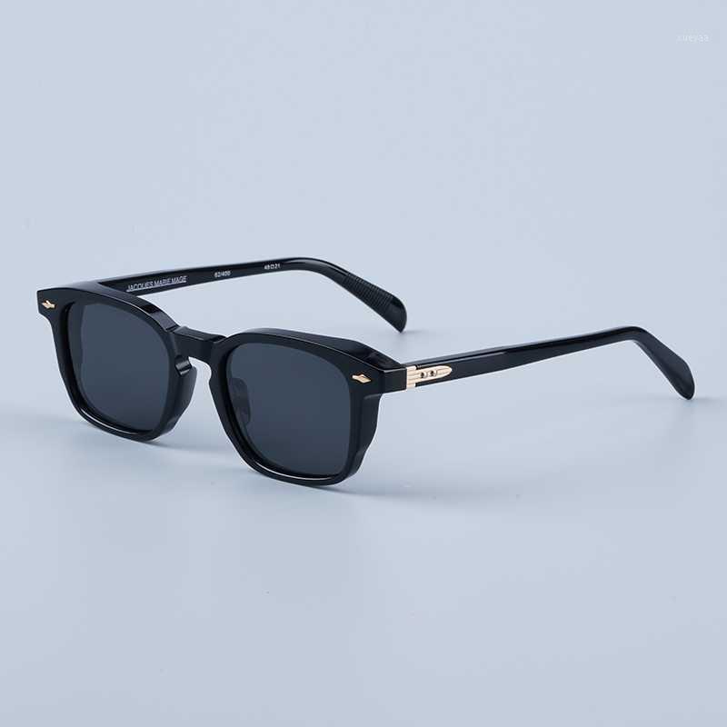 

Sunglasses Original Square Acetate 2022 Trend Brand For Men Classical Vintage Style UV400 Solar GlassesSunglasses