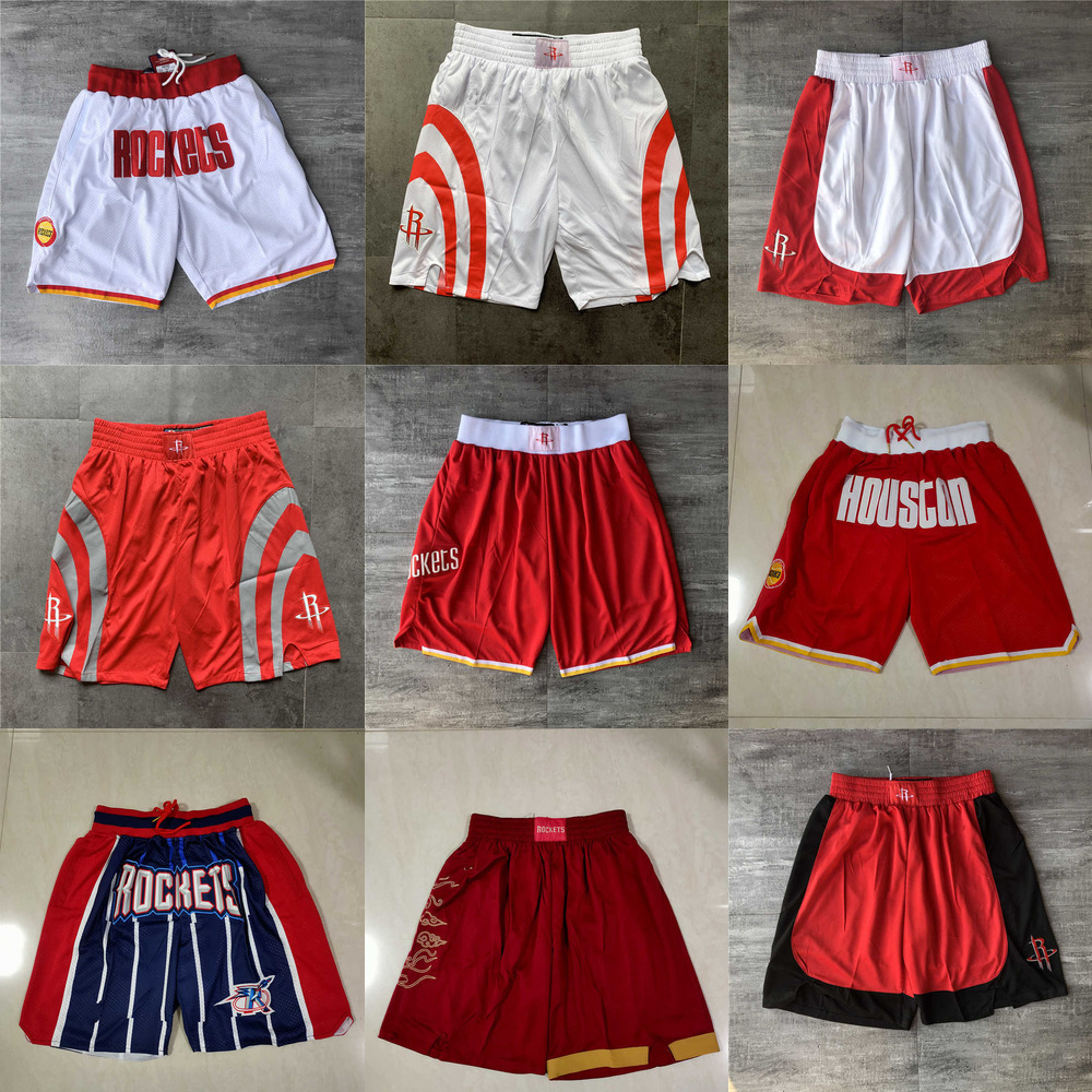 

Houston''Rockets''men Throwback Basketball Shorts pocket, Color