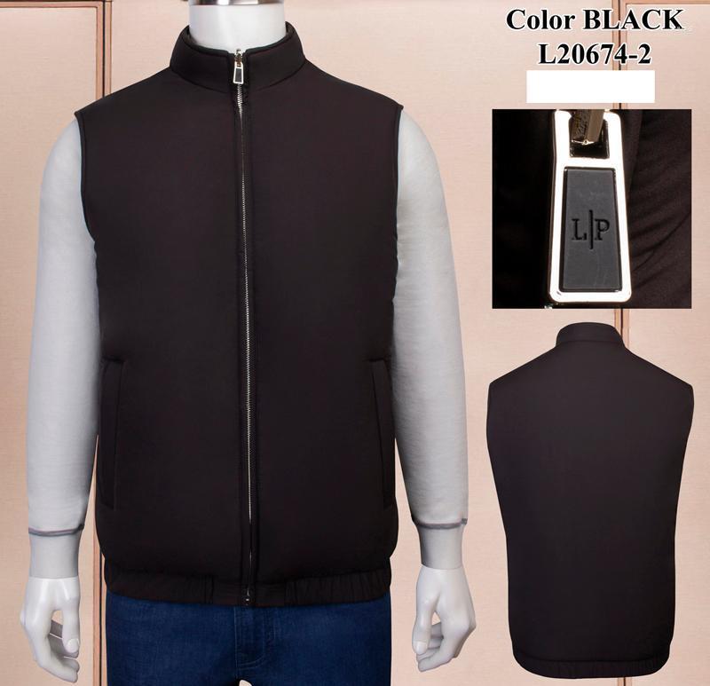 

Vest 2022 Winter Thick Warm Fashion Cotton Men Zipper Casual Embroidery Geometry Coat European Size 48-58 Men's Vests, L20674 white
