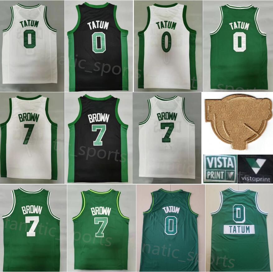 

Stitched Finals Patch Jayson Tatum Jerseys 0 Jaylen Brown Basketball Jersey 7 Man Team Green White Black City Earned Wear Uniform Top Quality Sponsor Vistaprint
