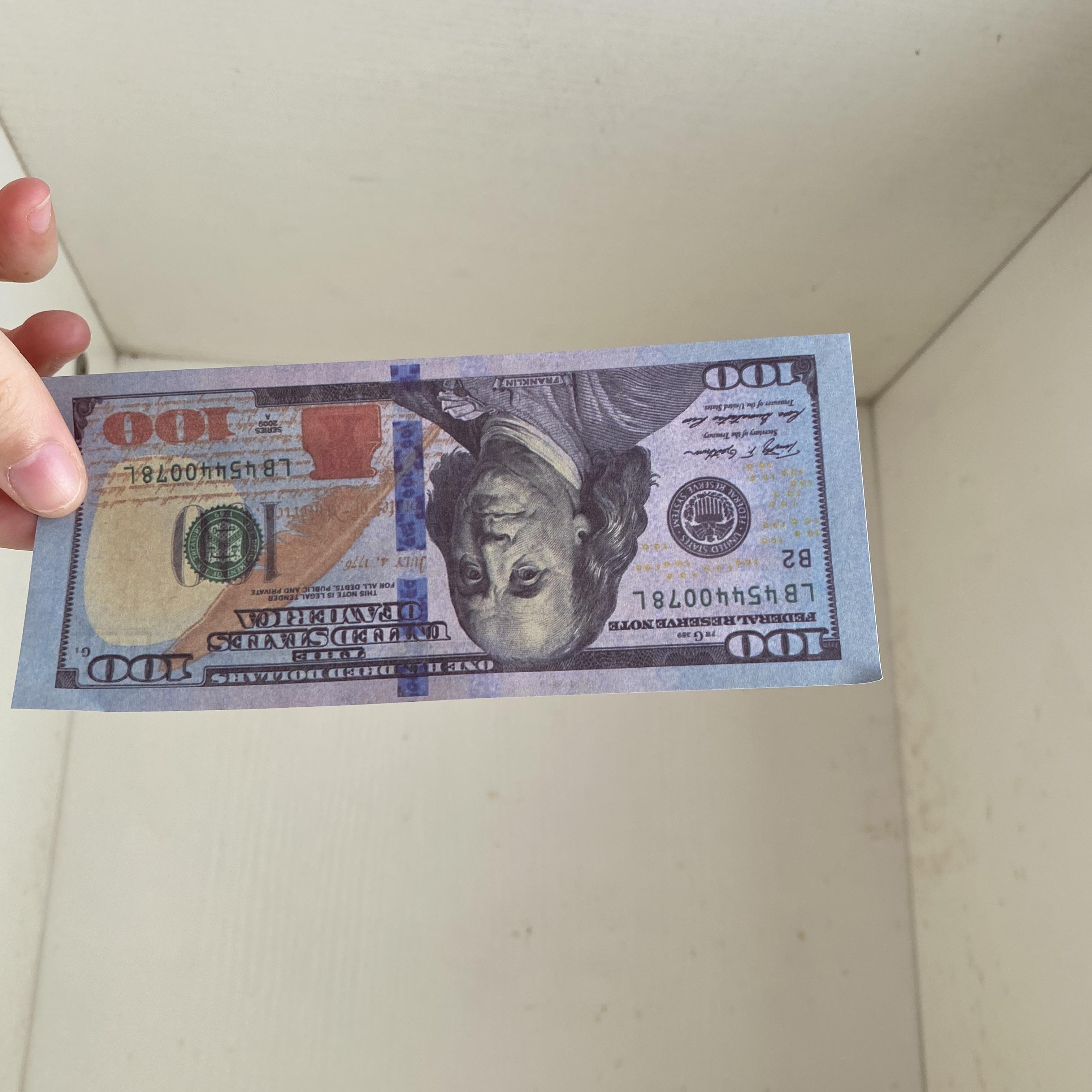 

Most Us Or Banknote Family Money Prop Realistic /euro/dollar Kids Toy330 Paper Copy 100pcs/pack Game Gjjkw