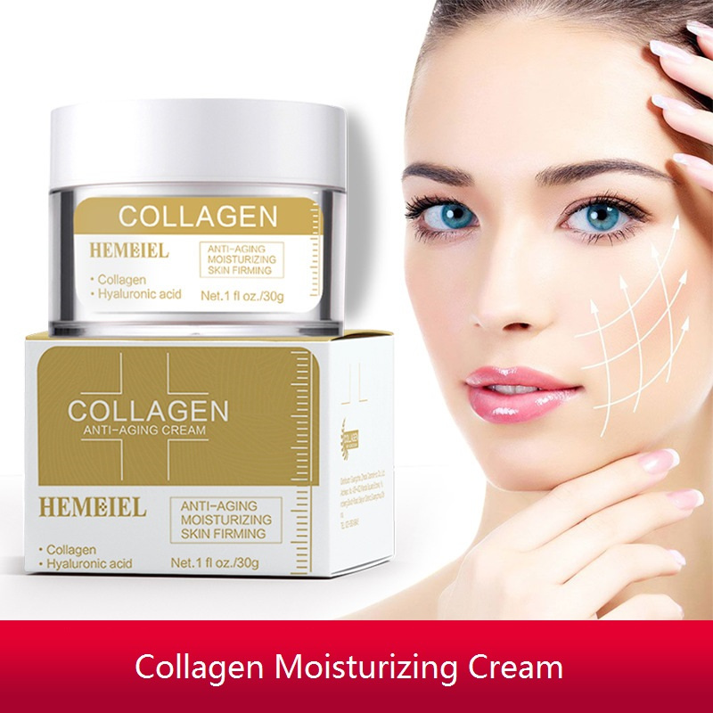 

Collagen Moisturizing Cream Lifting Firming Skin Care Korean Cosmetics Lazy Man Face Creams