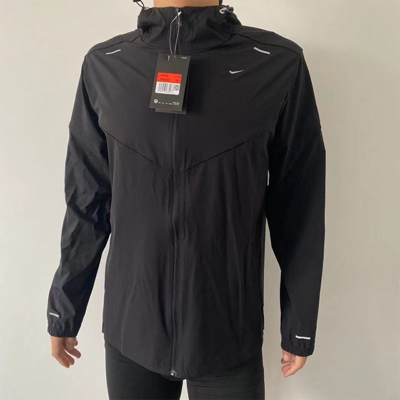 

brand coat outdoor sun proof windbreaker Sunscreen clothing Waterproof jackets Polyester, Black