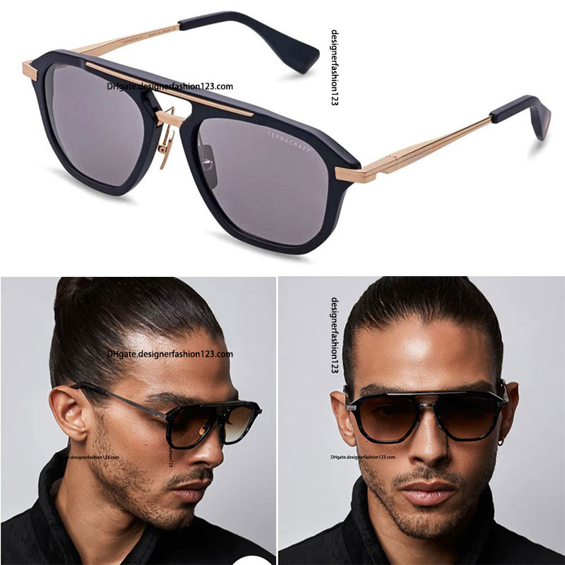 

Original High Quality DITA TERRACRAFT Sunglasses Metal Temple DTS 416 Men Women Business Style Luxury Designer Box KUKR