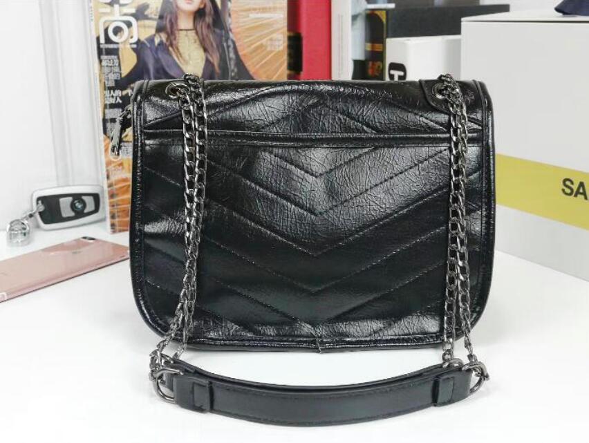 

Designer Women handbags luxurious crossbody 2022 Designers Bag lambs leather shoulder flap classic gold chain clutch wallets purse, Black