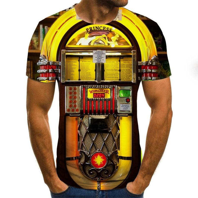 

Men's T-Shirts Anime Landscape Print Man Woman T Shirt Clothes Short Sleeve O Collar 3D Fashion ShirtMen's, Txu-1531