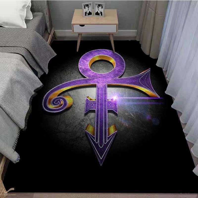 

Carpets Prince Rug For Living Room Purple Rain Floor Mat Door Area Anti-slip Carpet Bedroom Home DecorationCarpets, Style a