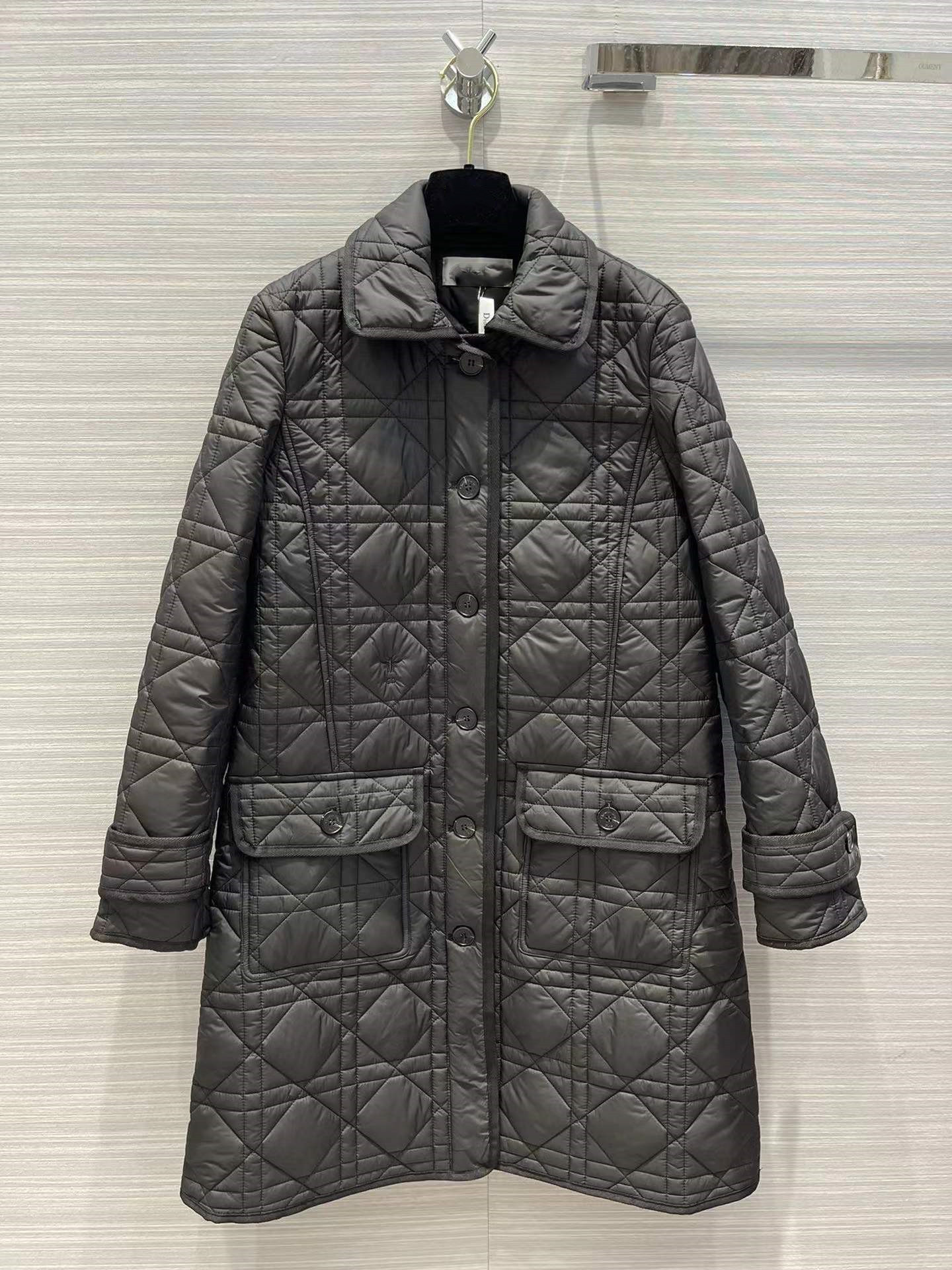 

Women' Trench Coats 2022 Autumn Long Sleeve Lapel Neck Jackets Designer Brand Same Style Outerwear 0702-16, Khaki