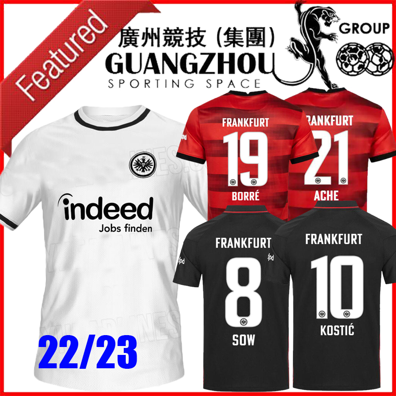 

21 22 23 Eintracht Frankfurt soccer jersey home cup league final BUDAPEST 2021 2022 2023 SOW Borre KOSTIC HAUGE Younes football men kids kit KAMADA HINTEREGGER shirts, 21/224th ucl
