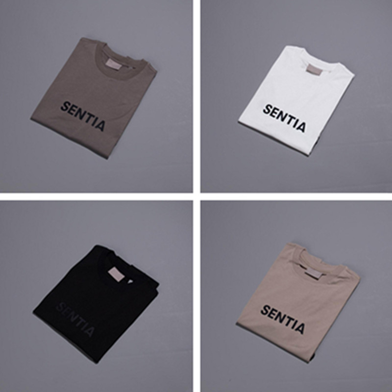 

Essentials T Shirt Ss21new Men's Summer Brand Jerry Lorenzo 100% Cotton Tee Reflective Letter Hip Hop Loose Unisex Short Sleeves, A005