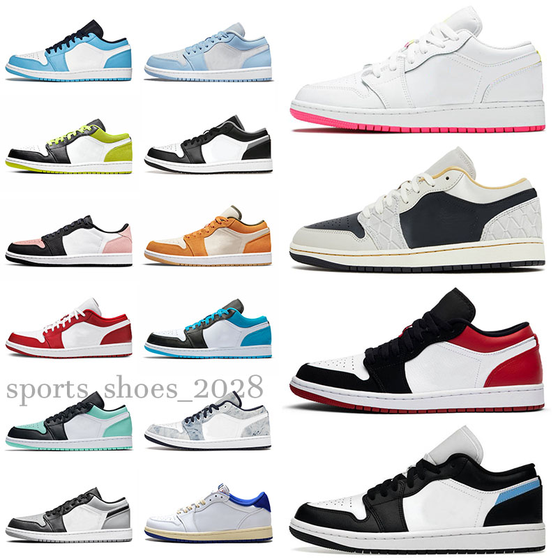 Diamond Shorts 1 Low Jumpman Basketball Chaussures Taille 46 Blanchi Coral Aluminium Reverse Bred Shadow Toe Hommes Sports Militaire Thème Femmes