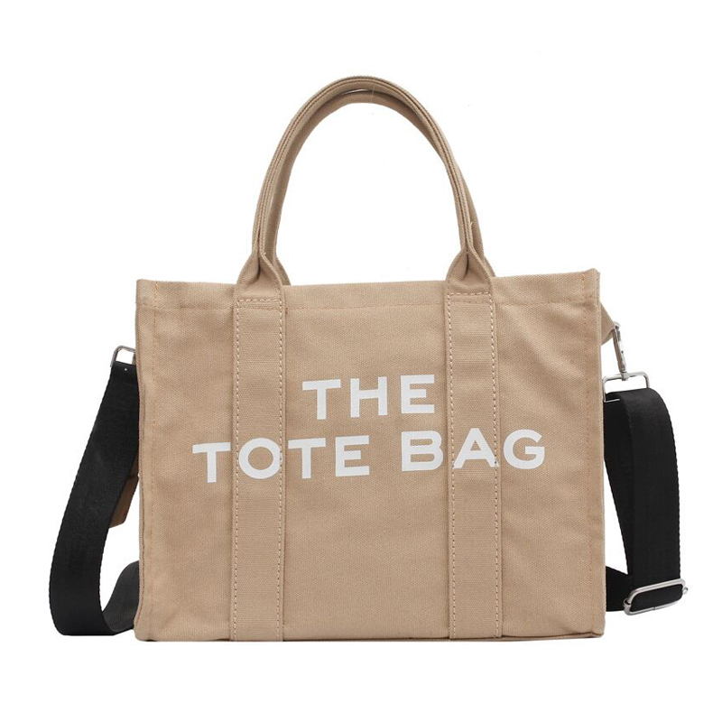 

2022 Summer Designers Women Large Fashion Handbag Plain Totes Bag Lady Print Letter Canvas designer tote With shoulder strap High Capacity Crossbody Bag 8 colors, Khaki