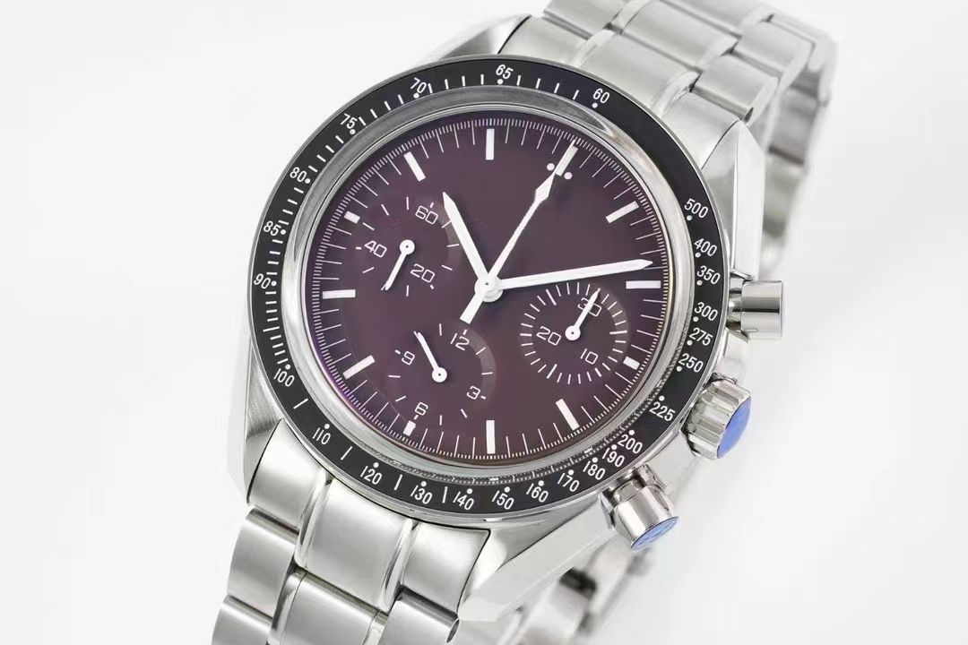 

Men's mechanical watch equipped with Japanese high-quality movement dial 44mm automatic winding belt luminous super waterproof watch, Silver