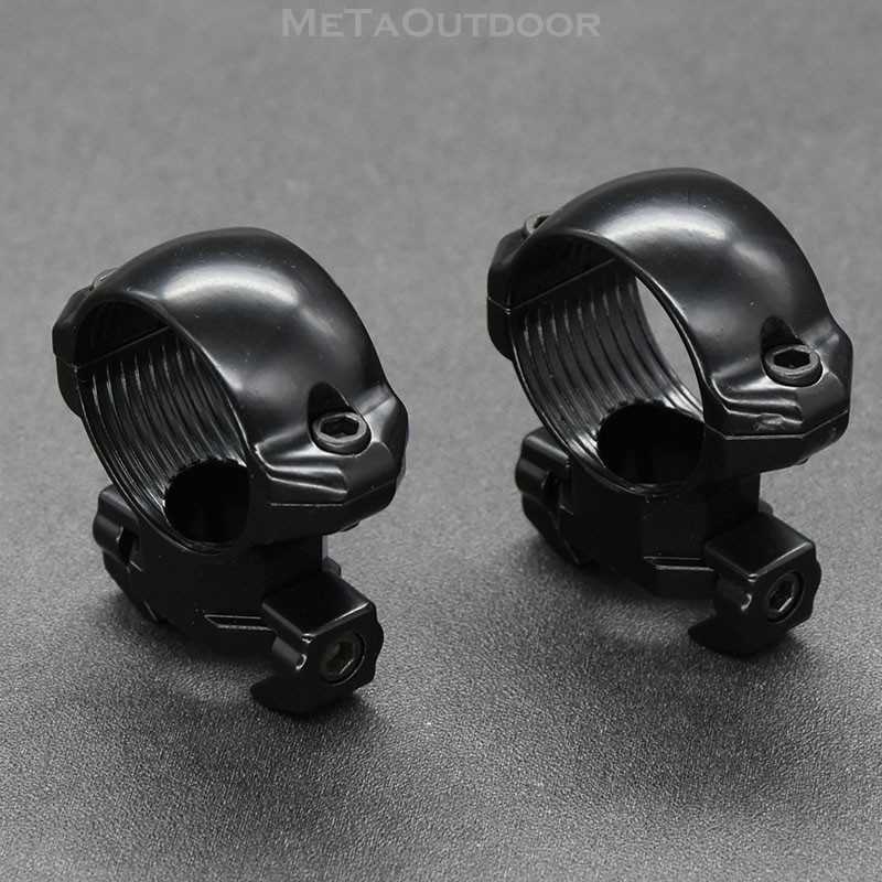 

Rifle Scope 25.4mm Smooth Steel Adjustable Ring For Weaver Picatiny Rail, Option