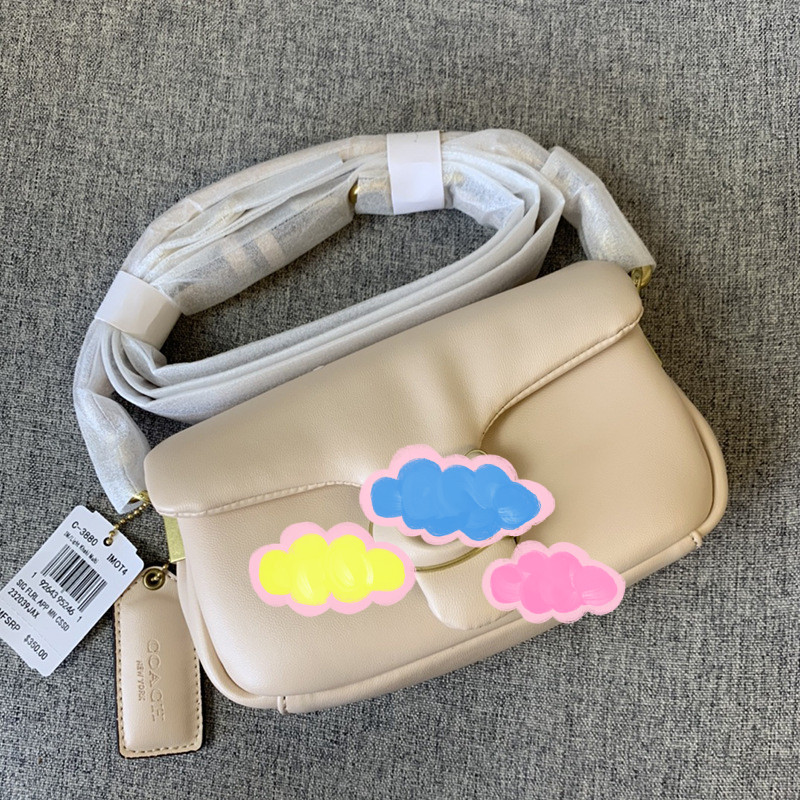 

Brand C's Pillow Tabby Shoulder Bag Women Pure Color grils Bacchus Bags Hardware Cloudy Handbags Supper Soft Real Leather mini bags, Green 1314