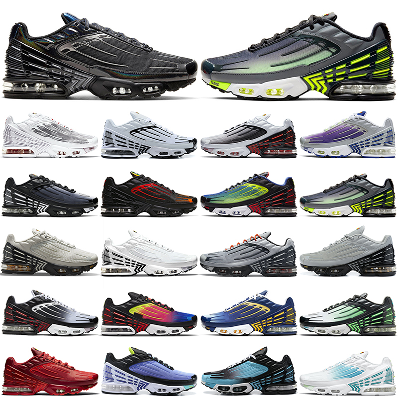 

tn plus 3 running shoes tuned men women Volt Glow Purple Nebula Supernova Grey Yellow Neon Deep Royal mens womens trainers sneakers wholesale, Parachute