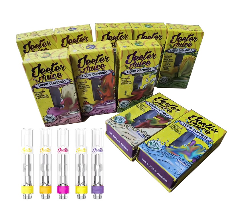 

Jeeter Juice Carts Ceramic Coil Atomizer Vape Cartridges Push Tip 0.8ml 1.0ml Empty Atomizer 510 Thread Thick Oil Cartridge with Packaging Vaporizer 500pcs