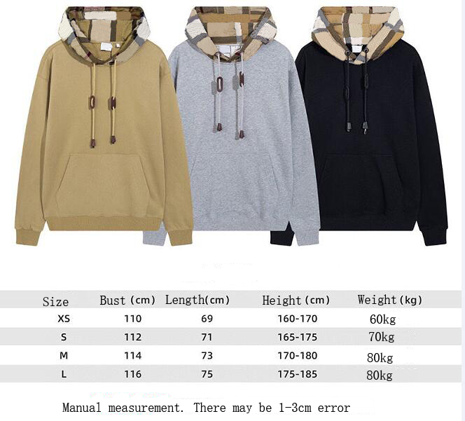 

Designer Womens Hoodie Pullover Jacket brand Coat Mens Woaens Sspring And autumn Fashion mens coats Size -XXL, Khaki