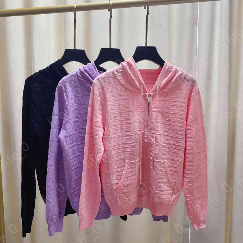 

Women Designer Jackets Luxury Knit Hooded Jackets Fashion Brands Corset Collection Womens Tops Jackets, Pink