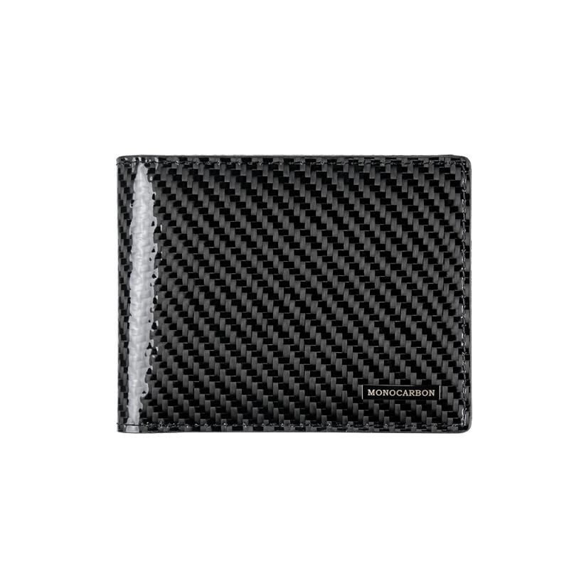 

Wallets Simple Genuine Carbon Fiber Slim Wallet Ultra Thin Durable Vintage WalletWallets, As pic