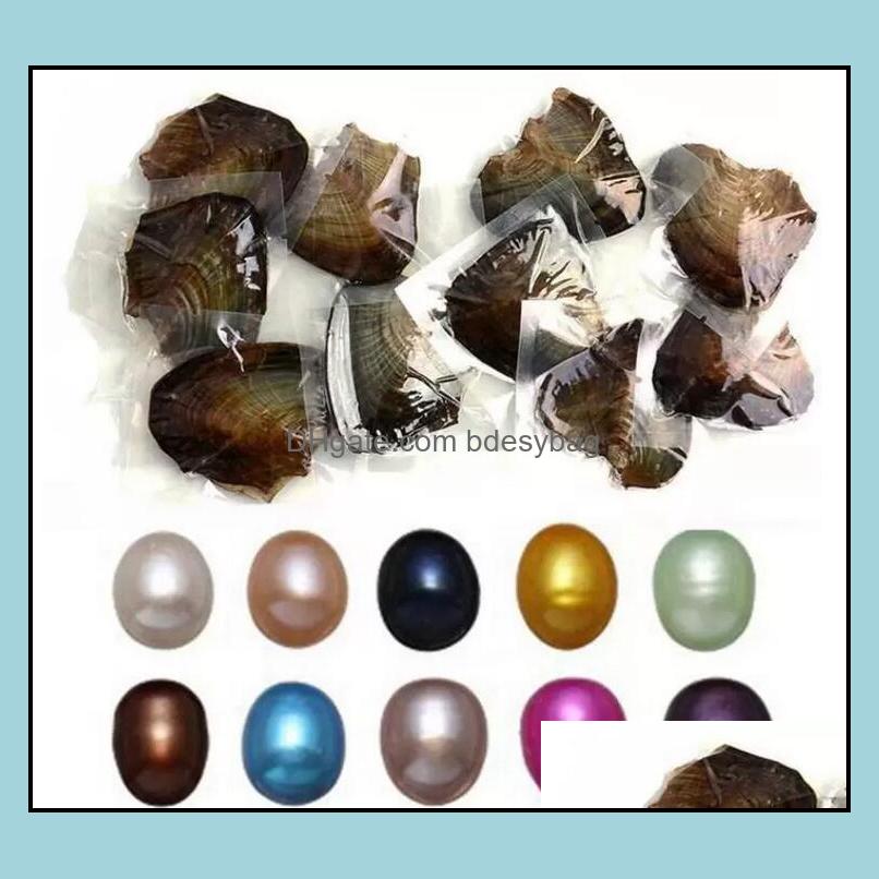 

Pearl Loose Beads Jewelry Oysters With Dyed Natural Pearls Inside In Bk Open At Home Oyster Vacuum Packaging Diy Wholesale Drop Delivery 202
