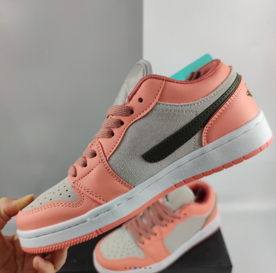

Jumpman 1 Low GS Light Madder Root 1s Basketball Shoe for Sneaker Womens Sports Shoes Women Sneakers DC0774-800 Dress Shoe, Customize