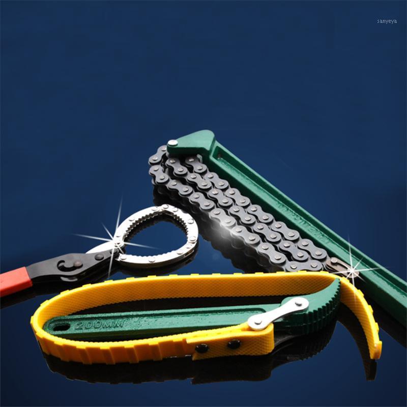 

Hand Tools 1Pcs Inch Belt Wrench Oil Filter Puller Strap SpannerChain Cartridge Disassembly Tool Adjustable Opener