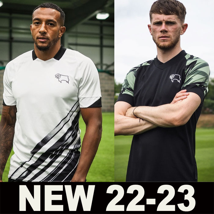 

22 23 DERBY COUNTY soccer jersey ROONEY 2022 2023 home away jerseys LAWRENCE BOGLE WAGHORN BIELIK Top thailand quality football shirt, 22-23 home