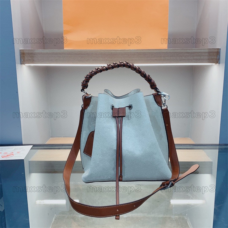 

2022 Evening Bags Designer Famous handbags shoulder bags leather bucket women flower printing crossbody Elegant but firm Single shoulder bag purse
