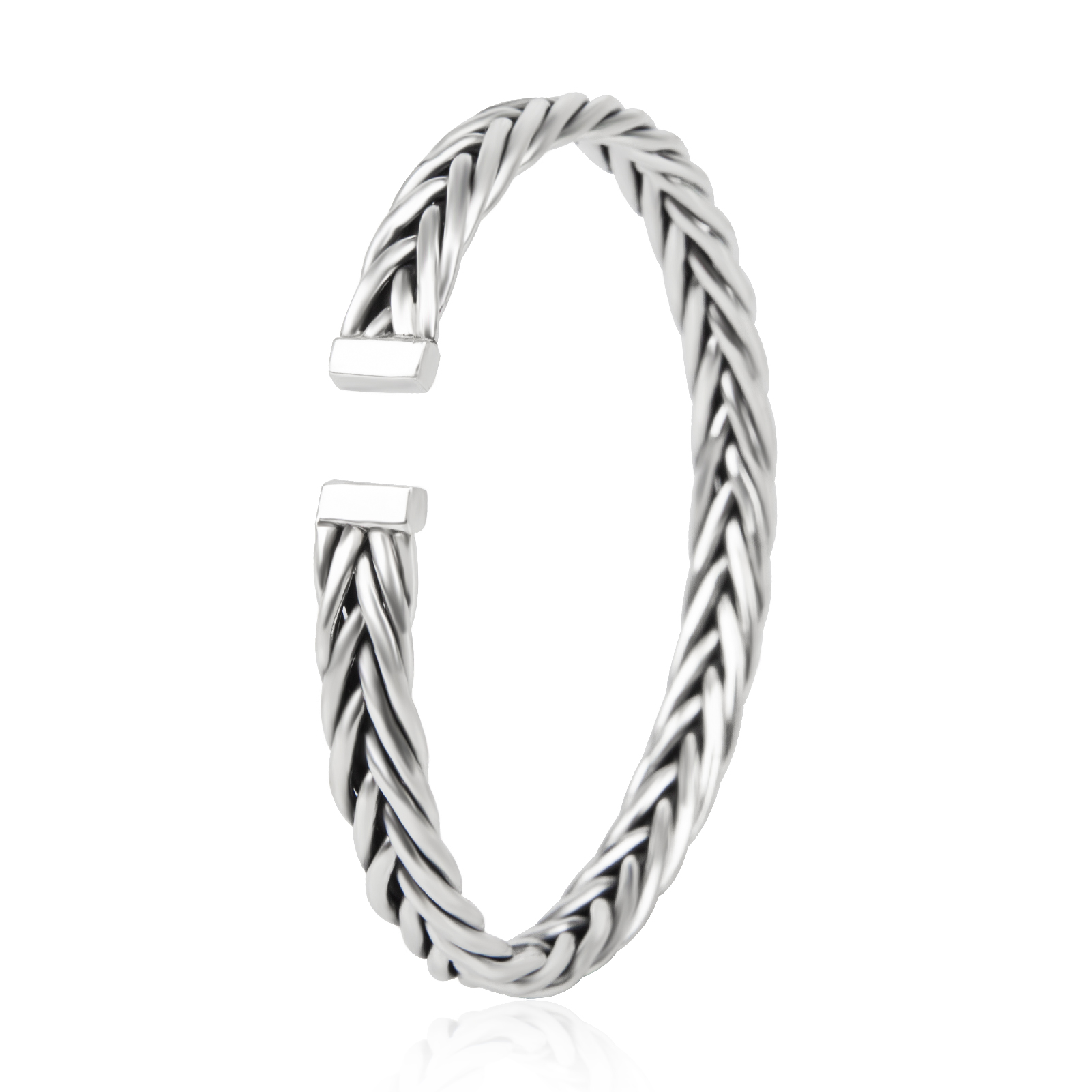 

Simple Sterling Silver 999 Opening Cuff Bracelet Bangle for Men Women Fashion Punk Style Jewelry Girls Couple Gift Party