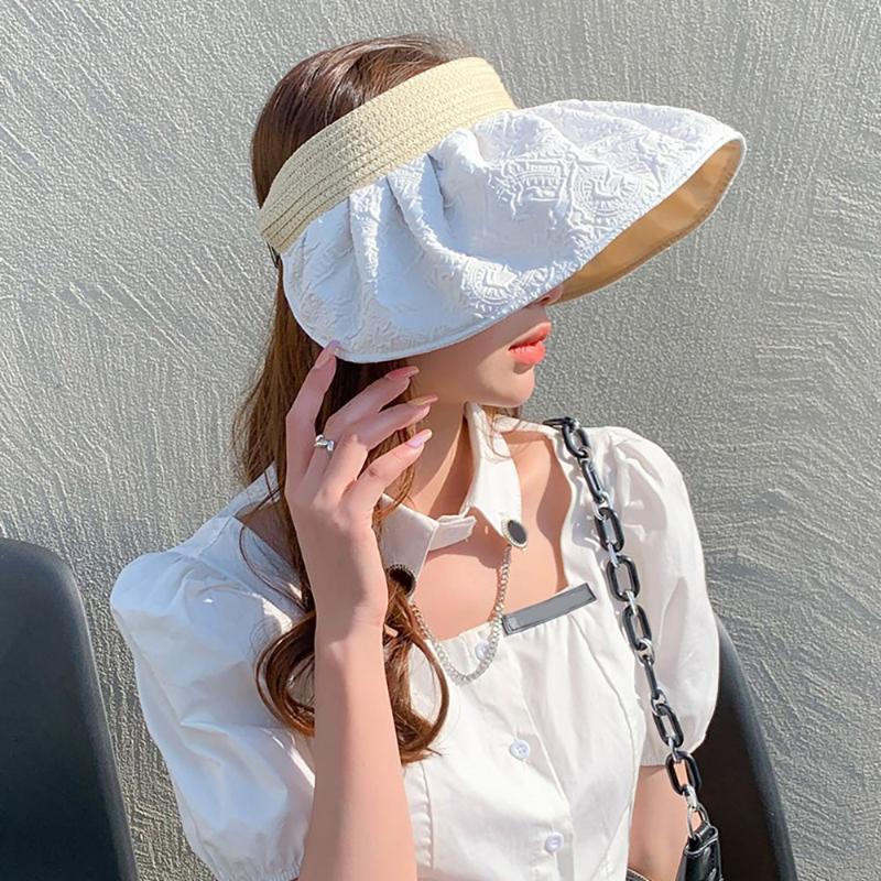

Wide Brim Hats Summer Women Sun Hat Large UV Protection Cap Shell HatWide