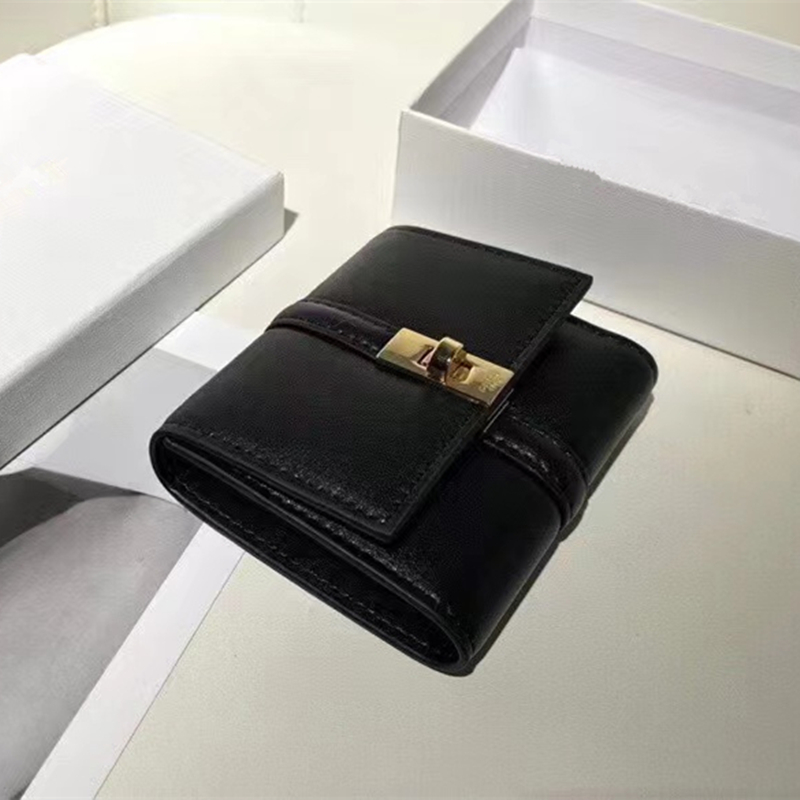 

Women Purse 2022 Luxurys Brand Short Wallets 11X10cm Fashion Genuine Leather Bags High Quality Classic Letters Key Coin Purse Black Card Holder, Bubble bag