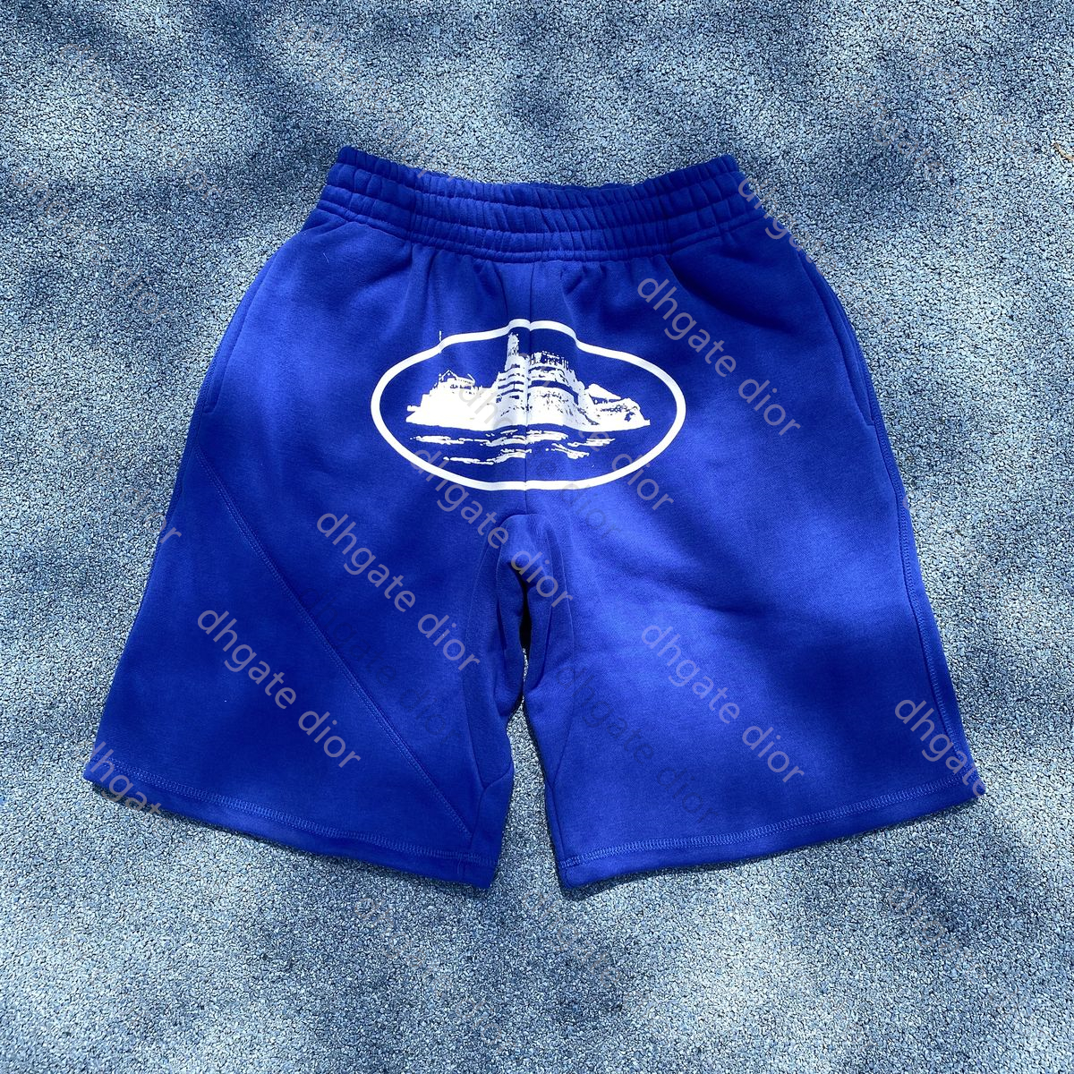 

2022 COR men summer blue short jogging red sailing cort shorts loose all-match fashion short hip-hop trendy high version European American style size white sailboat, Extra shipping only