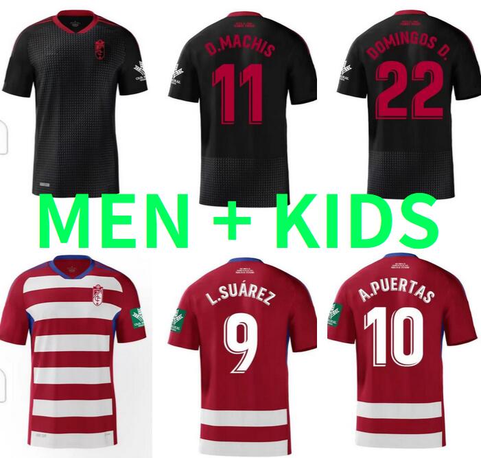 

22 23 Granada CF soccer jersey MOLINA soro German L. Suarez A.PUERTAS 2022 2023 DOMINGOS D. D.MACHIS AZEEZ C.NEVA home away 3rd Men kids kit shirt Football uniforms, Kids size