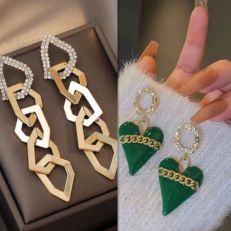 

Earrings 925 silver needle Earrings advanced sense of atmosphere Dangle & Chandelier Designer Jewelry Bangle watches Women Mens couple fashion Wedding Party gold