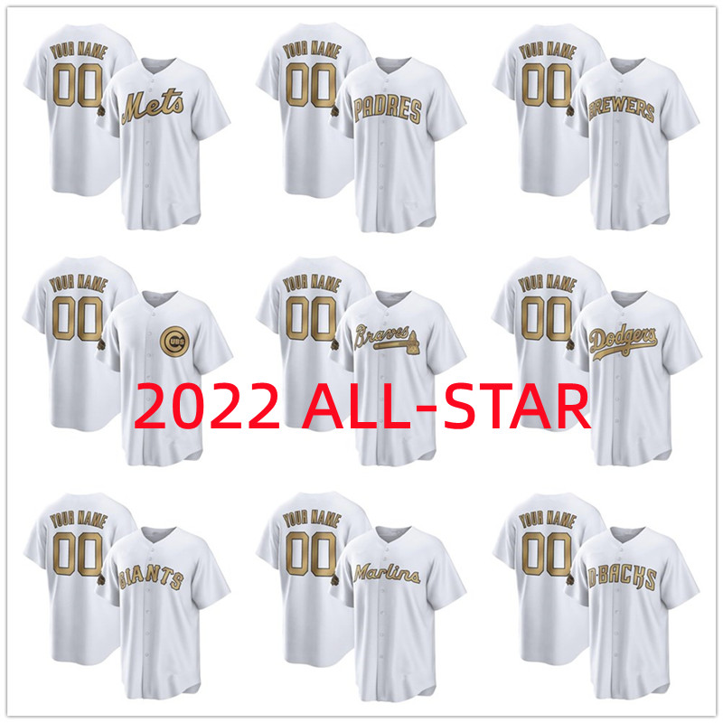 

Betts National 2022 All-Star Game Baseball Jersey Machado Acuna Jr. Kyle Schwarber Harper Pete Alonso Albert Pujols Corbin Burns baseball uniform, Men cool base